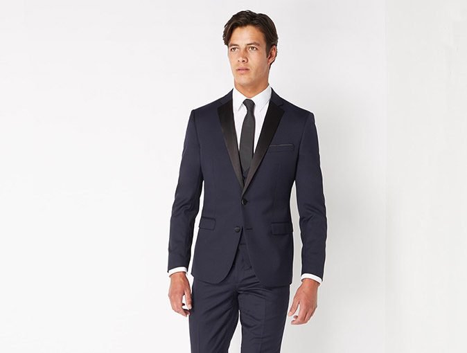 Remus Two Piece Dinner Suit Navy